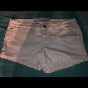 Torrid White Jeans Shorts